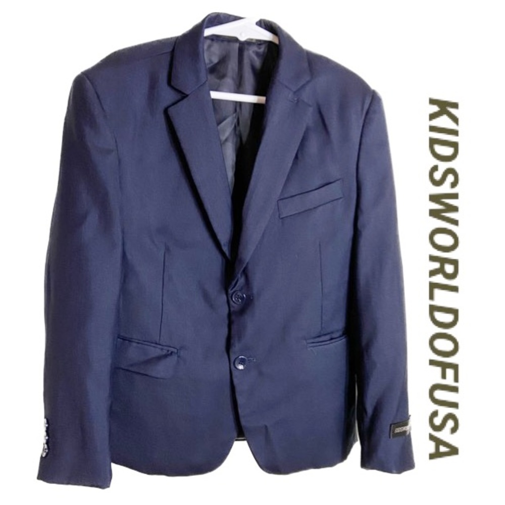 KIDSWORLDOFUSA Navy Dress Blazer/Jacket Lined Pockets Outside & Inside Size 7